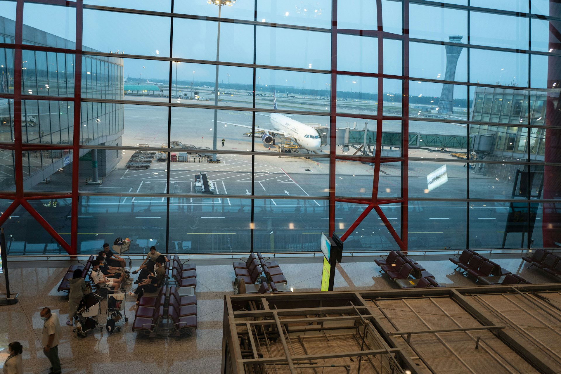 Lufthansa passenger airplane